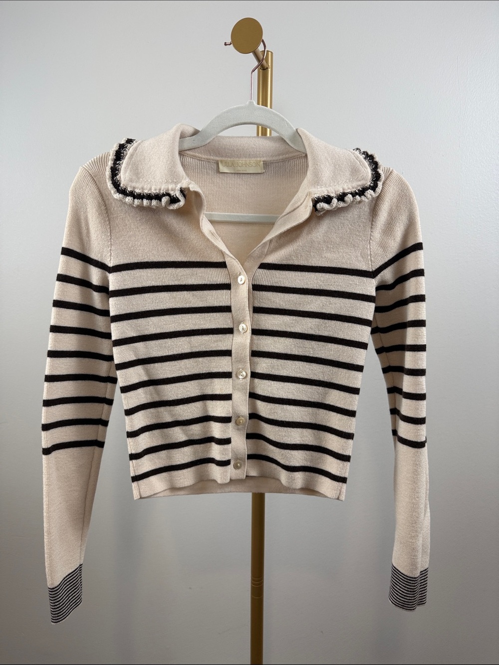 Ulla Johnson Merino Wool Cardigan (P/XS)